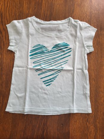 1 tee-shirt manche courte fille 5 ans 
