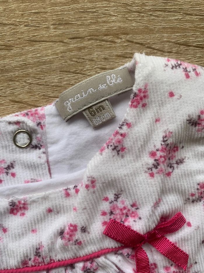 • Deux robes velours ~ Fille 6 mois • - photo numéro 4