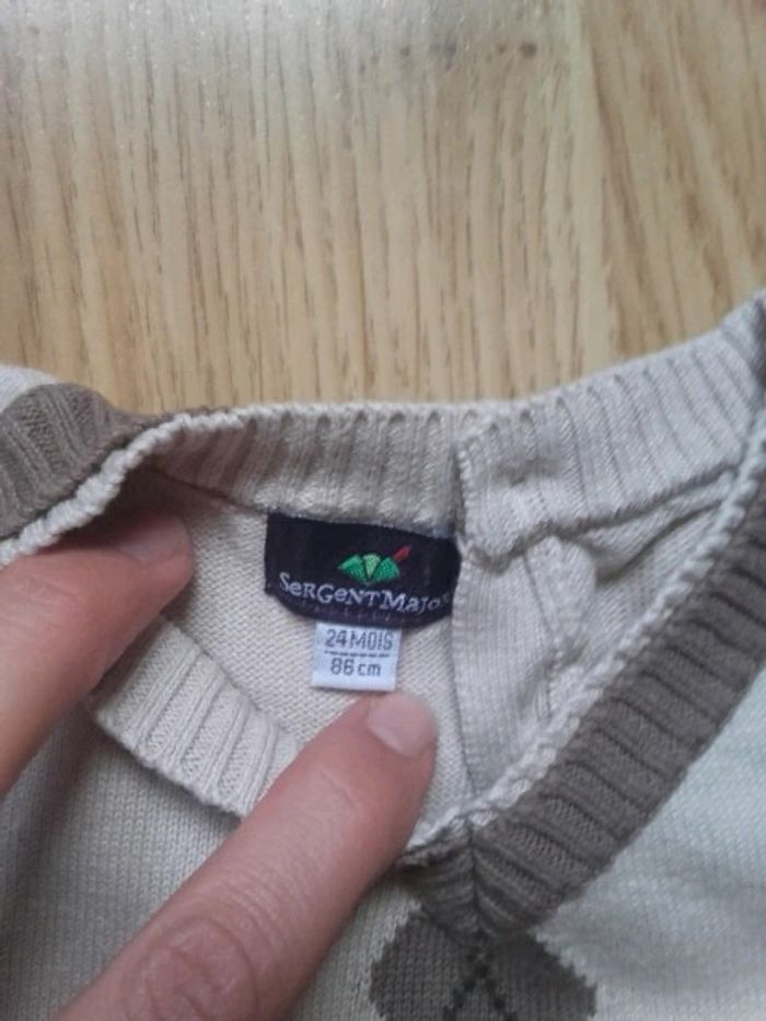 Pull sans manches sergent major 2ans - photo numéro 4
