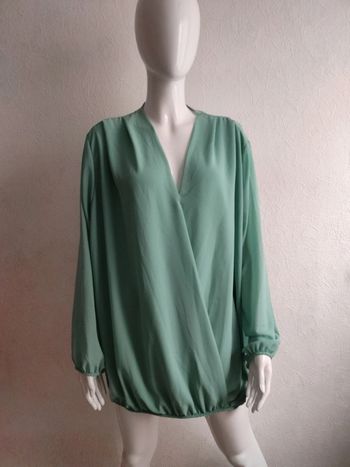 Blouse croisée oversize