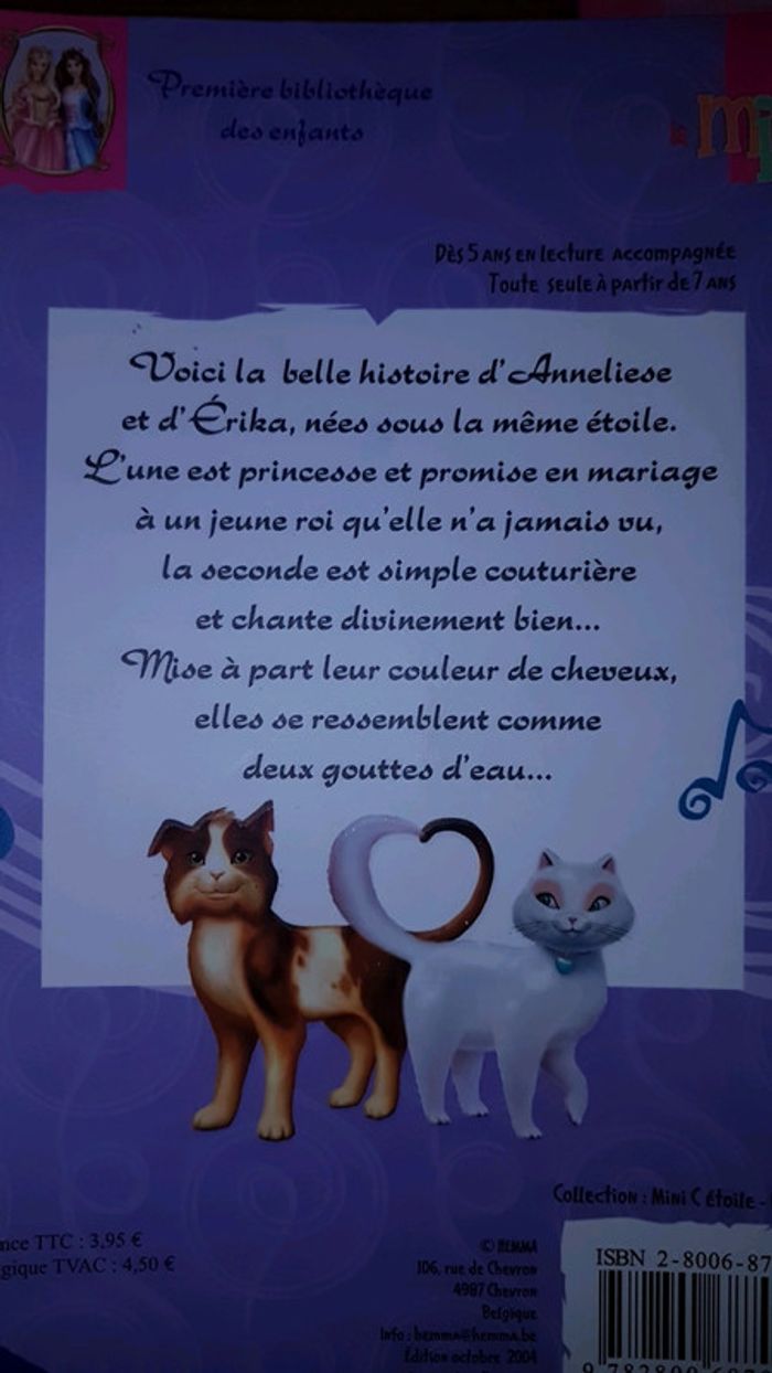 4 livres Barbie dont Coeur de Princesse - photo numéro 2