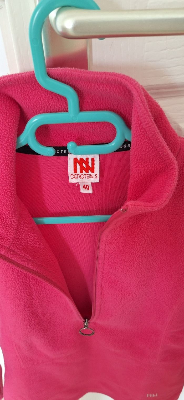 Pull polaire rose / taille 40 / Dorotennis - photo numéro 3