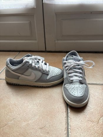 Nike dunk low pure platinium White/wolf grey