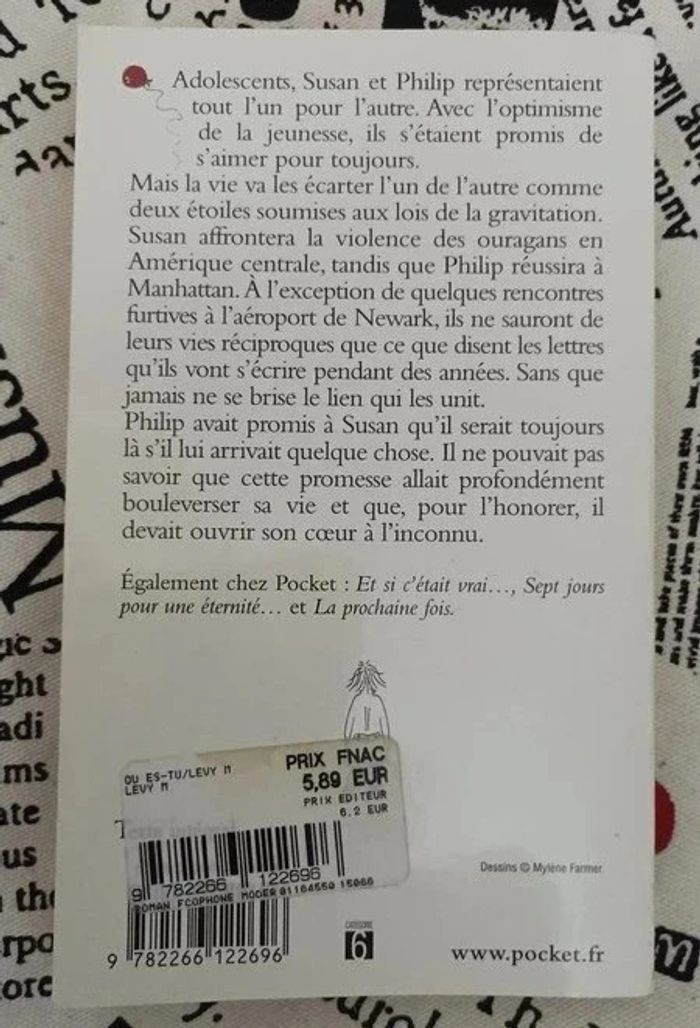 Livre Marc Levy Où es tu? - photo numéro 2