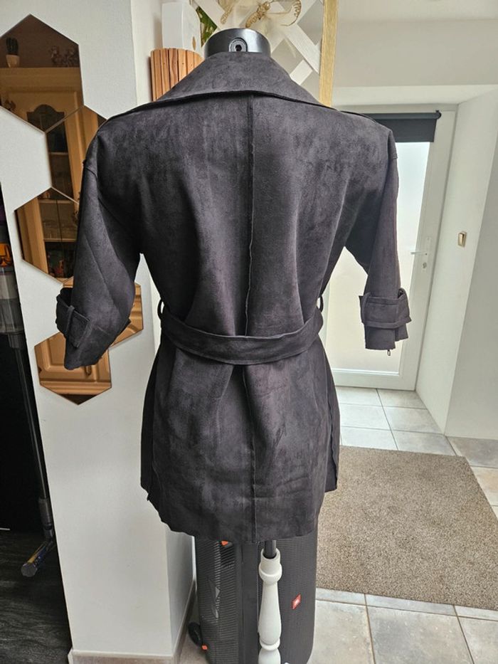 Noemie & Co veste noir en daim XL - photo numéro 4