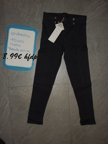 pantalon orchestra thème " beaute marine " 10 ans