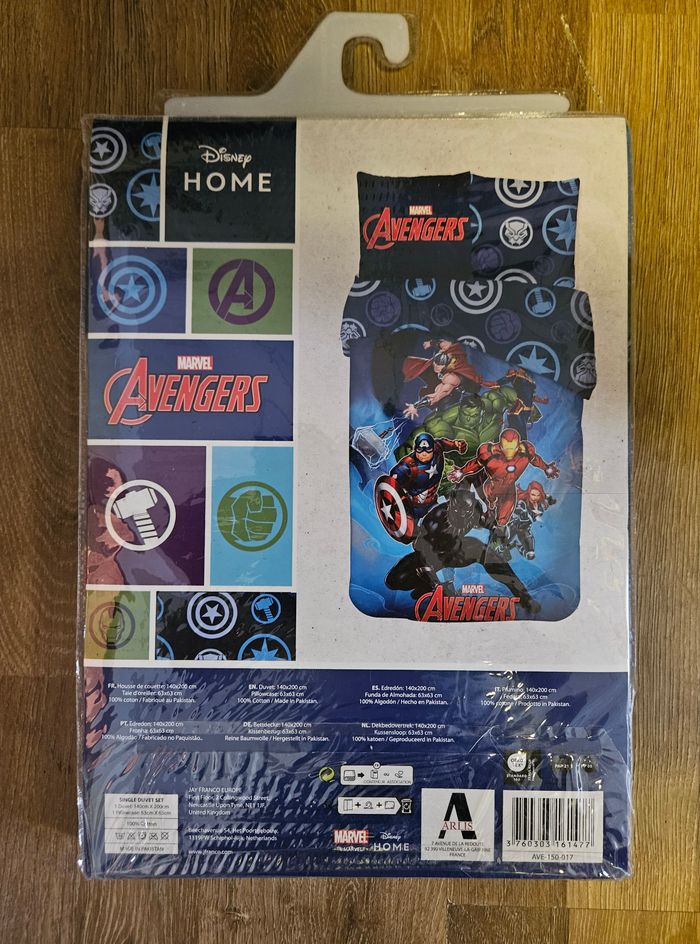 Parure de lit simple (housse de couette + taie d'oreiller) - Marvel Avengers - photo numéro 3