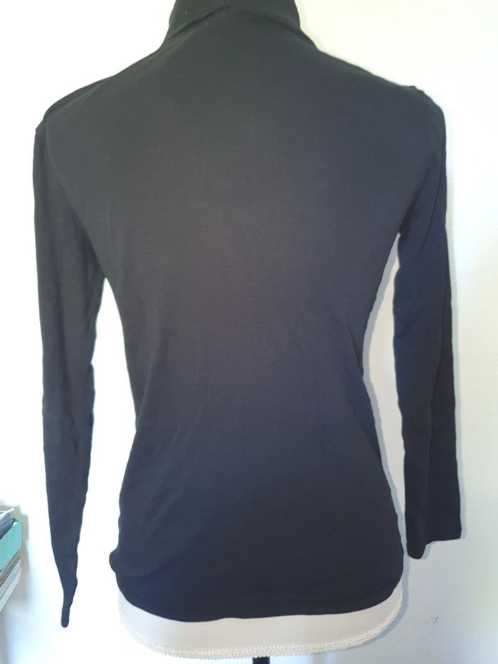 t shirt col roulé manches longues kiabi 12 ans - photo numéro 3