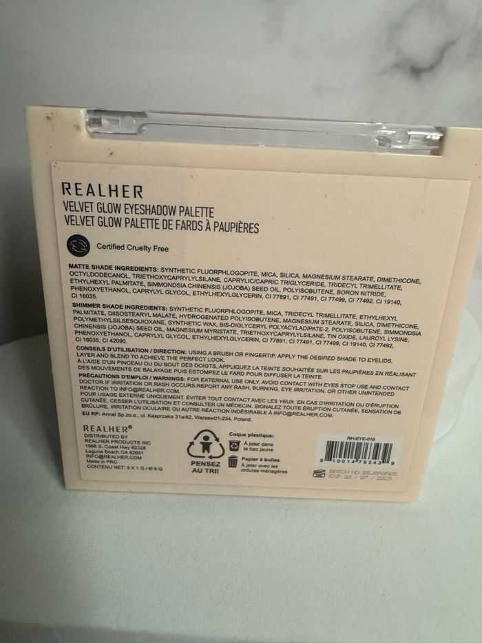 Palette fard à paupière - photo numéro 3