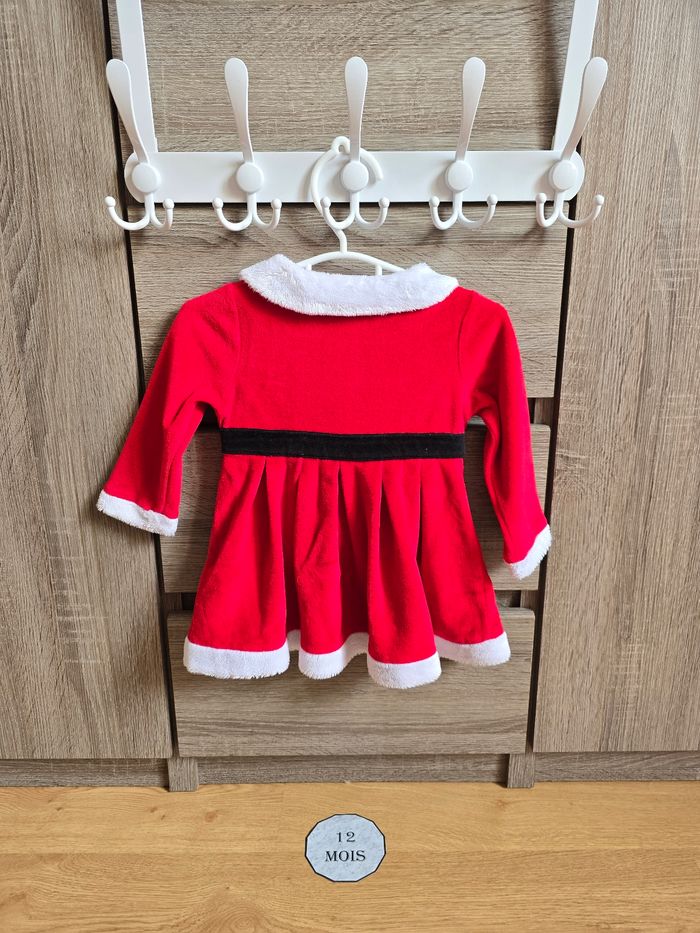 Vêtement Bébé Fille - Robe Noël - 12 mois - photo numéro 6