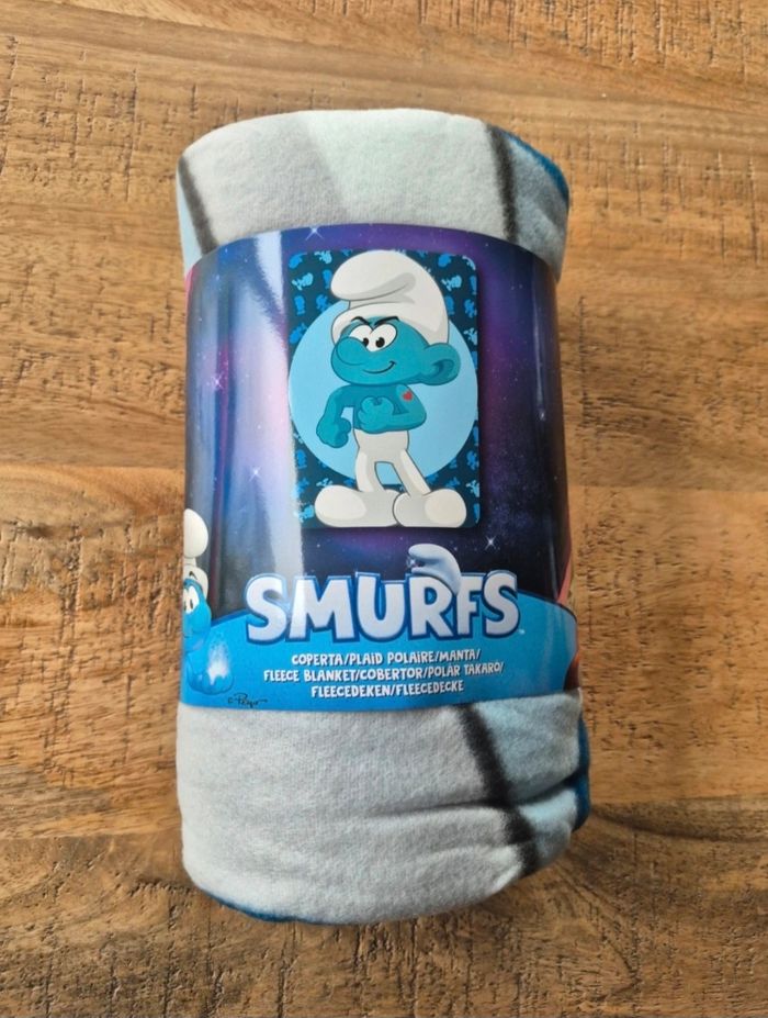 Plaid Polaire Schtroumpf - photo numéro 1