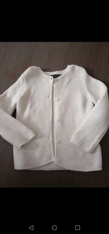 Gilet en laine 2 ans