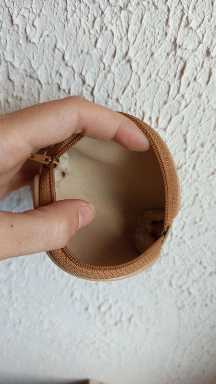 Petit porte monnaie beige - photo numéro 4