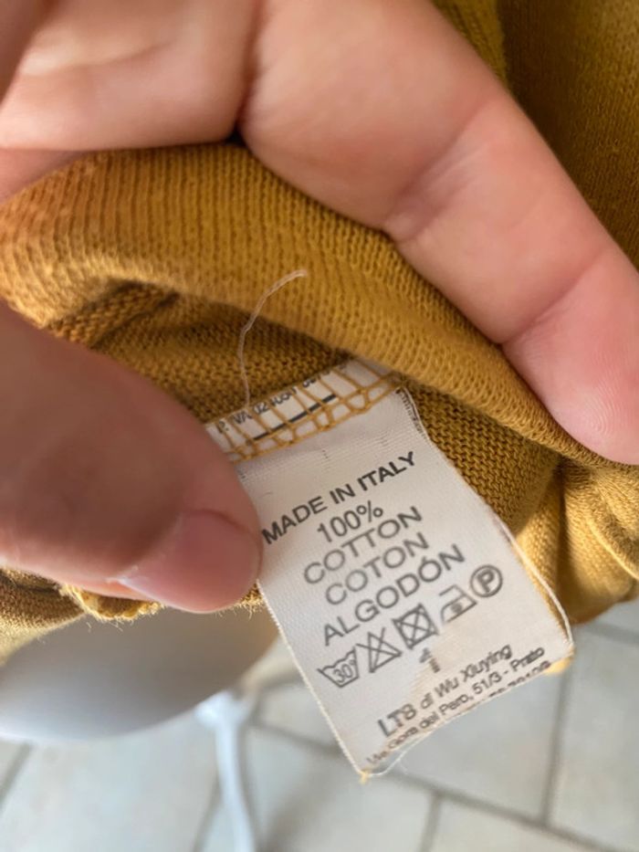 Pull Coton moutarde loose TU - photo numéro 7