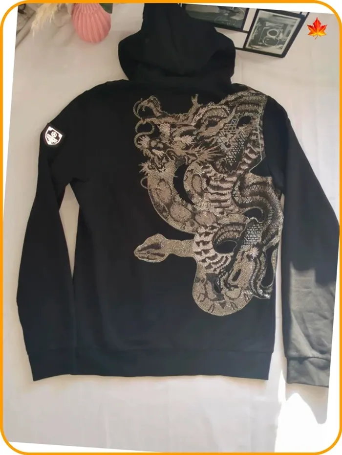 Sweat à capuche zippé Horpist - photo numéro 6