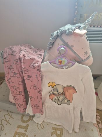 Ensemble disney dumbo 3/4ans 98/104cm