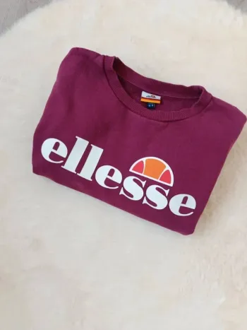 🧡Sweat Ellesse bordeaux logo – Taille S (36)