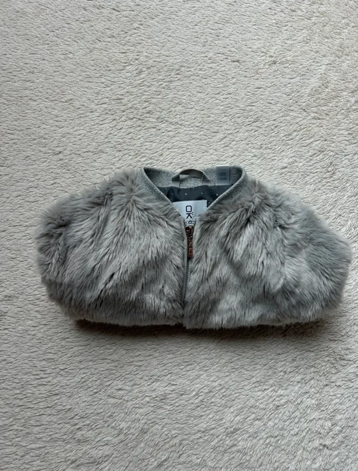 Manteau / veste moumoute Okaïdi - photo numéro 3