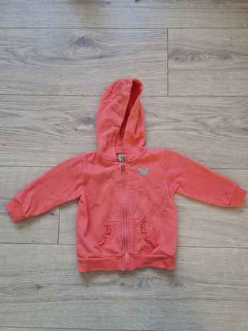 Sweat bébé à capuche Boite à malices 6 mois