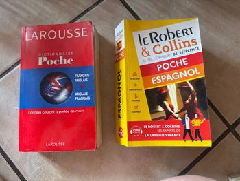 Dictionnaire anglais français et espagnol français