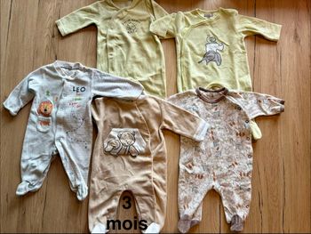 Lot pyjamas 3 mois 