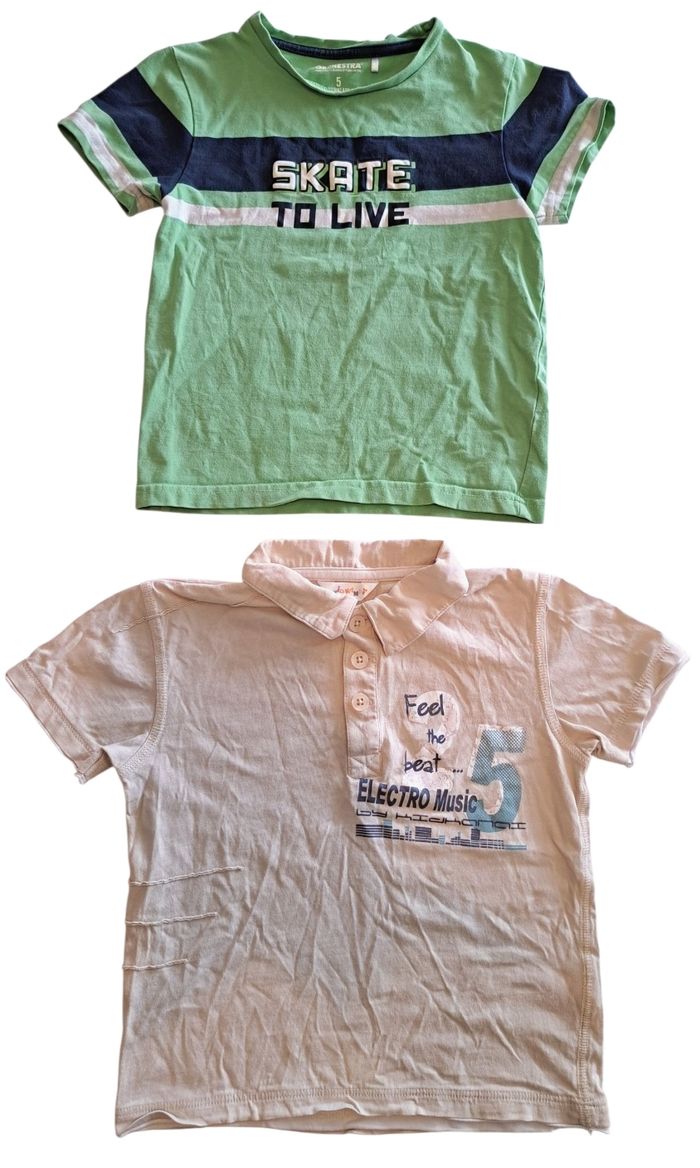 Lot de 2 hauts MC garçon 5 ans TBE