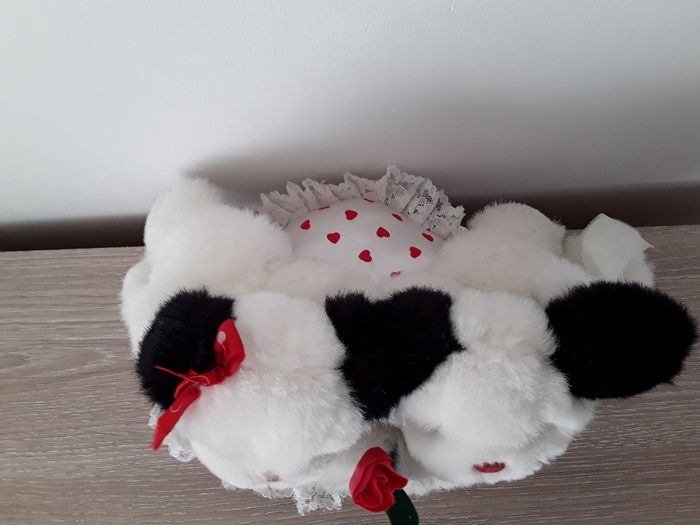 Peluche chien coeur - photo numéro 2