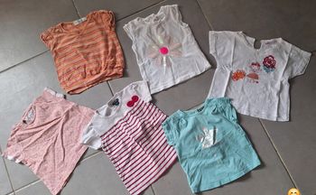 Lot tshirt  12 mois