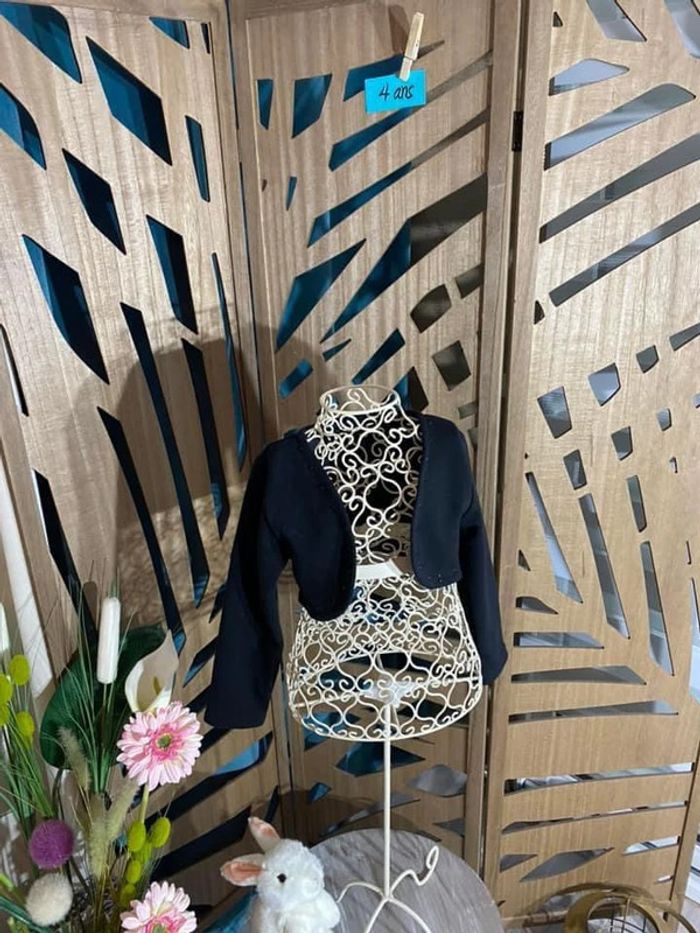 Gilet boléro polaire idéal cérémonie fille 4 ans