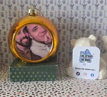Boule de noël personnalisé