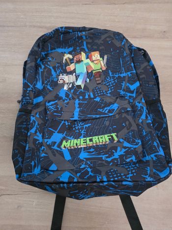 Cartable sac a dos minecraft