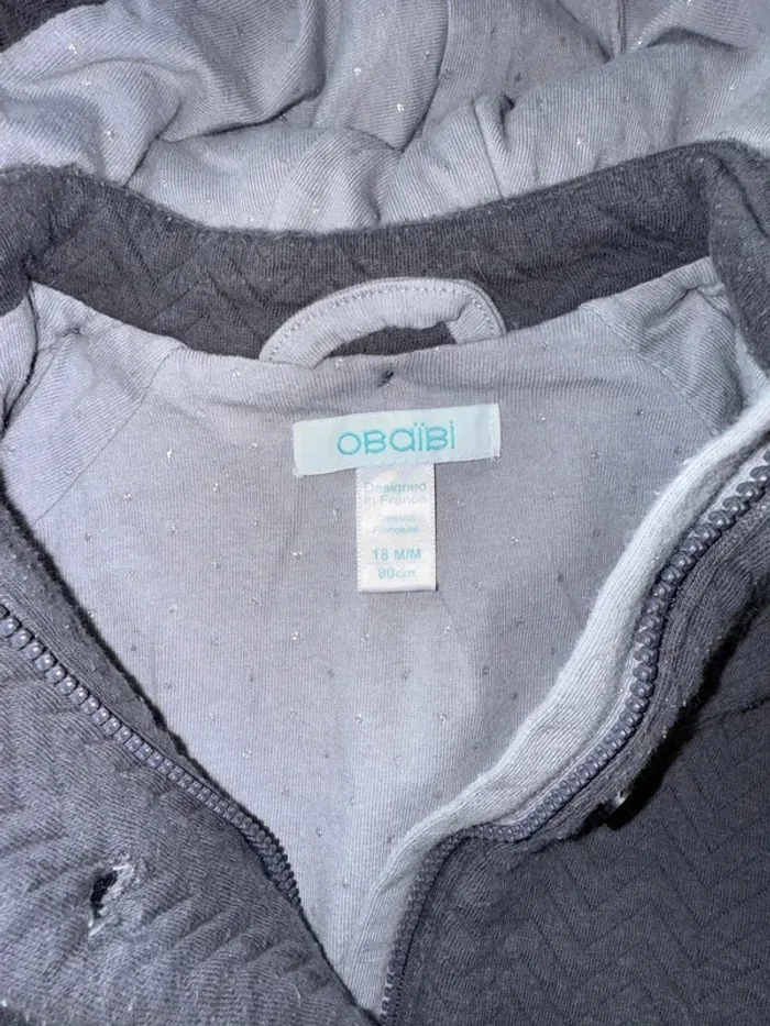 Manteau Obaïbi Bébé Mi-Saison - Douillet et Stylé (18 Mois) - photo numéro 6