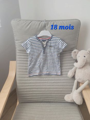 Tee shirt rayures 18 mois