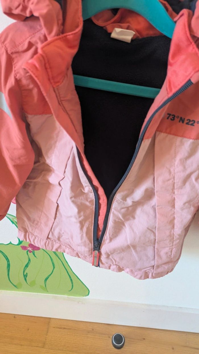 🔹manteau softshell imperméable h&m - 86/92 - photo numéro 3