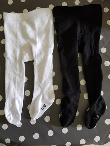 Lot de 2 paires de colants 3/6 mois