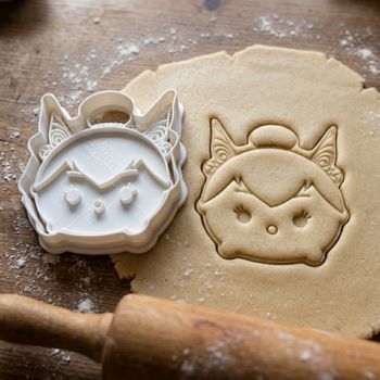 Emporte-pièce Découpoir Chibi Fille Chat Kawaii pour Biscuits et Pâte à Sucre