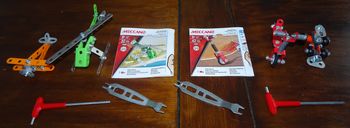 Lot de 4 meccano + 2 offerts