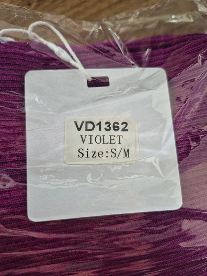 Robe Longue Femme Manches Longues Violet - photo numéro 3