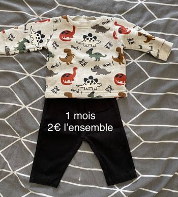 Vêtement garçon 1 mois