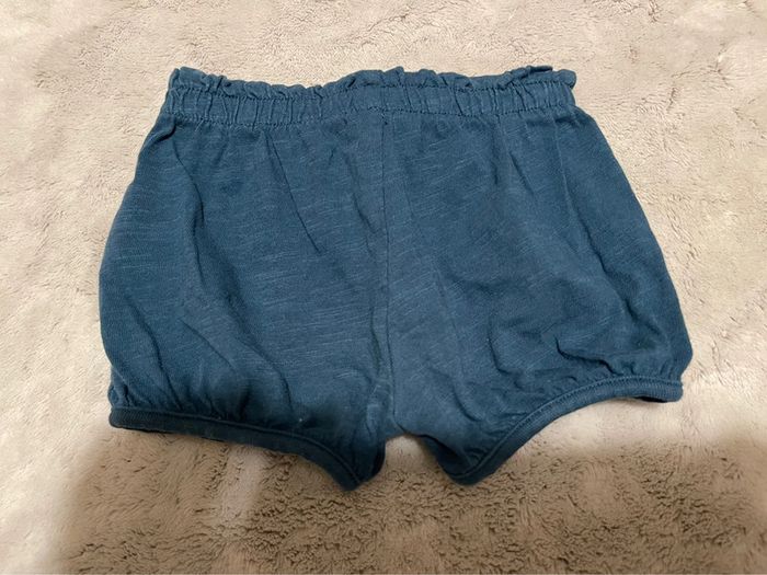 Short en coton bleu - Verbaudet - 9 mois / 71 cm - photo numéro 3