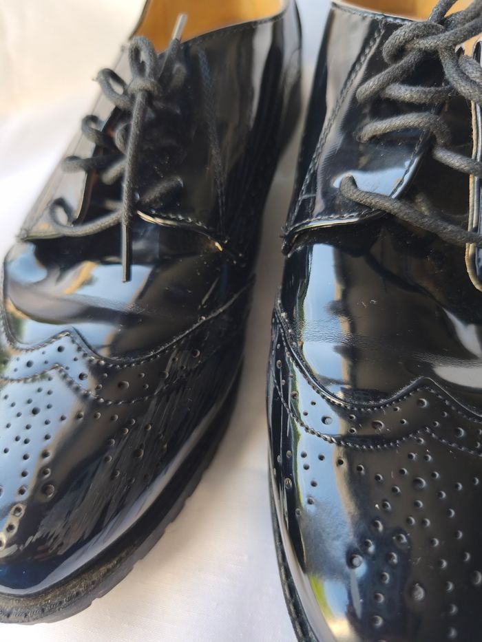Richelieux oxford vernis noir P40 - photo numéro 5