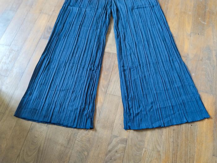 🚨 Liquidation 🚨 pantalon plissé fluide jambes larges femme taille 36 38 40 42 44 46 - photo numéro 4