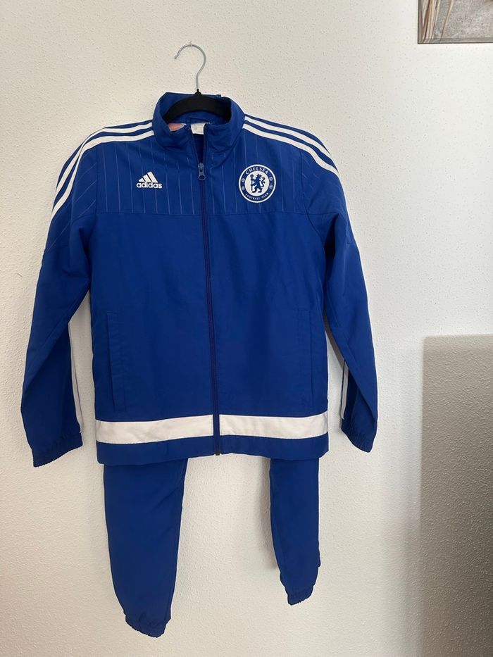 Survêtement garçon bleu 11- 12 ans adidas - photo numéro 2