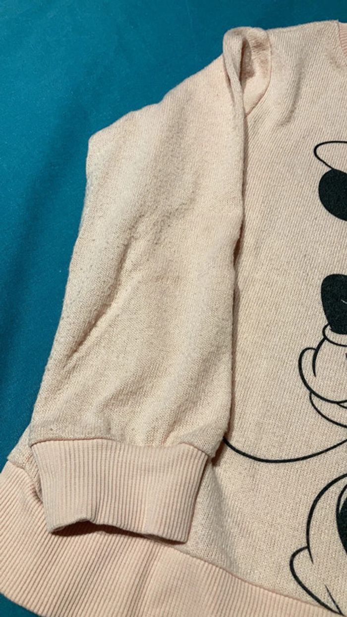 Petit pull fin minnie rose - photo numéro 2