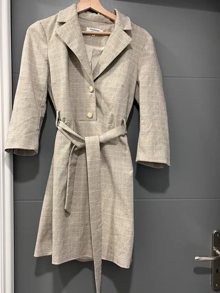 Robe tailleur Morgan beige 231-Reva.f T38 - photo numéro 3