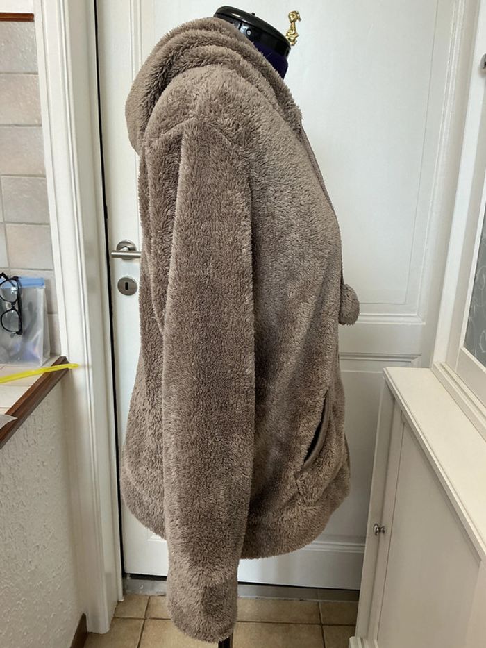 Veste ourson taupe à capuche Jessica XL - photo numéro 3