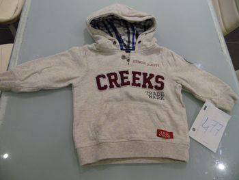 pull creeks a capuche 18 mois