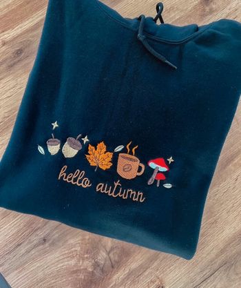 Sweat à capuche automnale