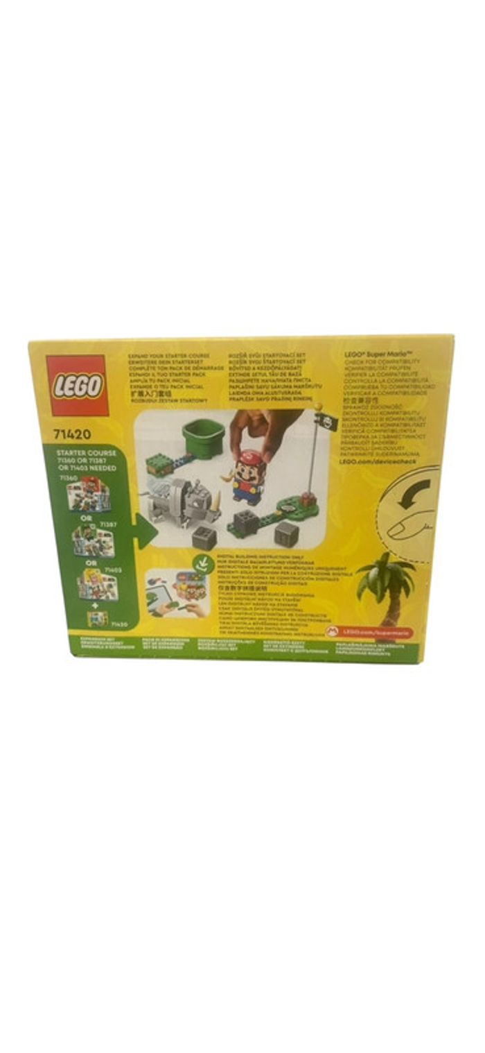 Lego Super Mario 71420 Donkey Kong Expension set Bambi The Rhino neuf - photo numéro 2