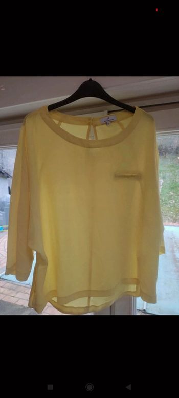 Blouse légère jaune